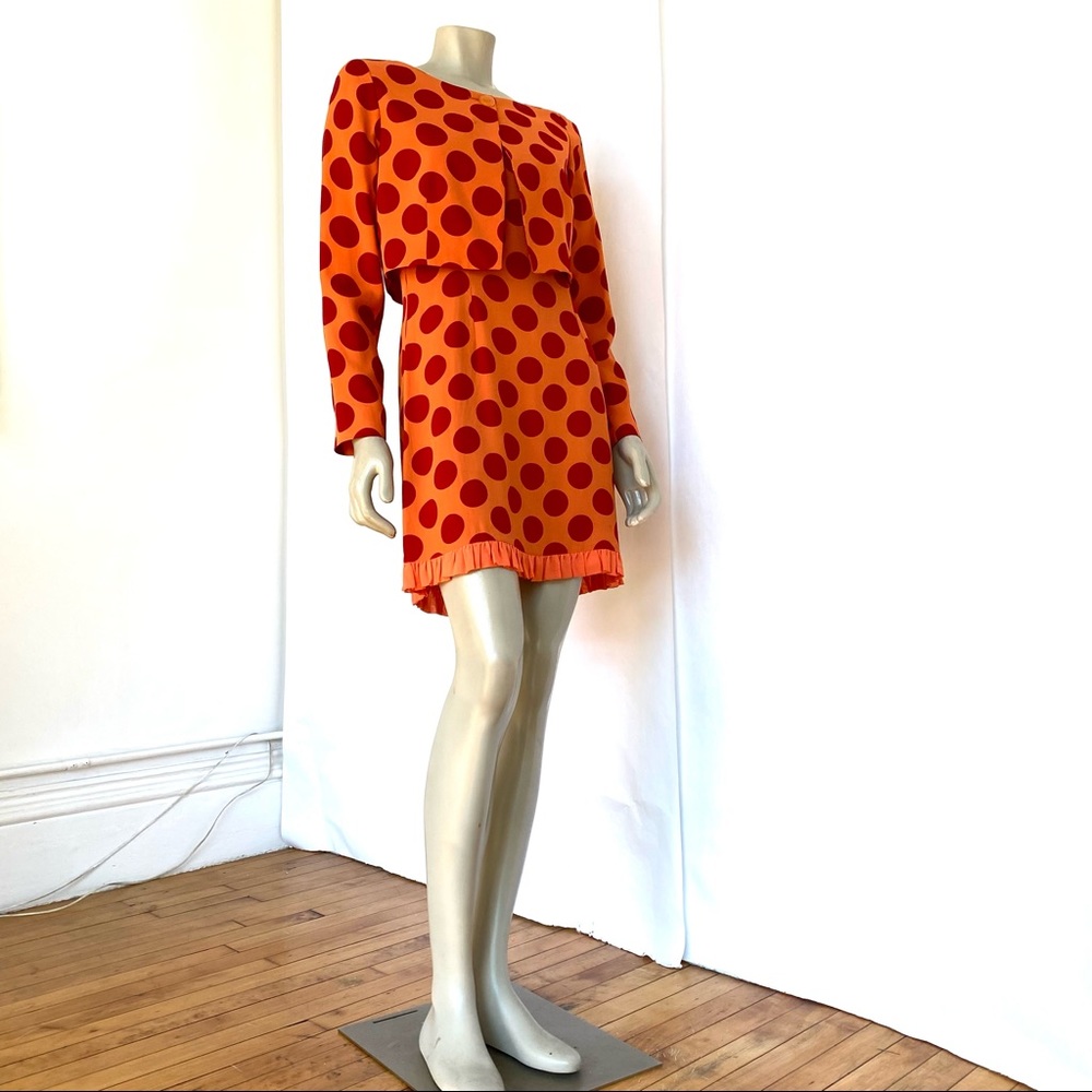 PIN UP GIRL 2 Piece Polkadot Outfit - Picture 5 of 16